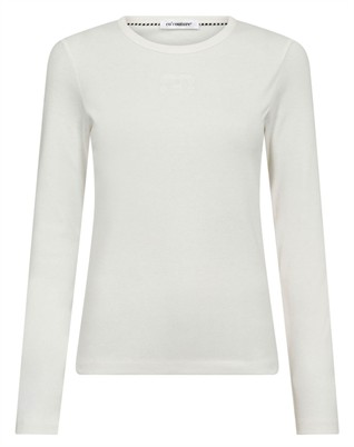 Granny CC Embroidery T-shirt - White